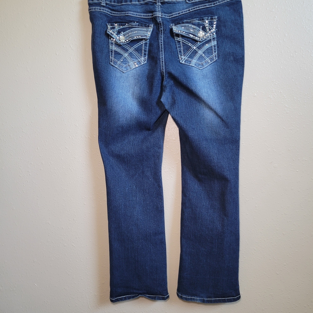 One‎ 5 One Dark Blue Straight Leg Jeans - Picture 4 of 14
